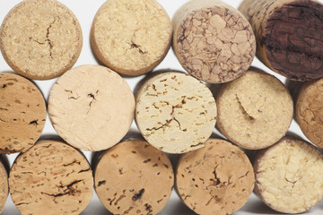 Wine corks background