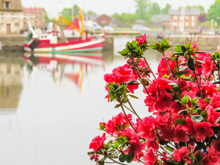 Old port. Honfleur, Normandy, France