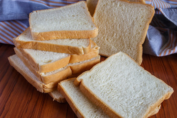 fresh sliced bread