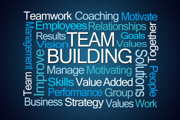 Team Building Word Cloud
