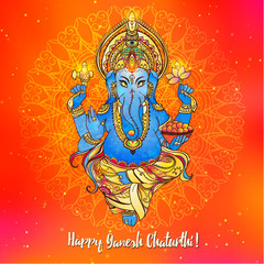 Beautiful card vector