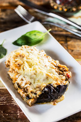 Stuffed eggplant