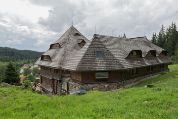Fototapeta na wymiar Klostermann Cottage Sumava