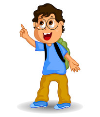 Cartoon boy
