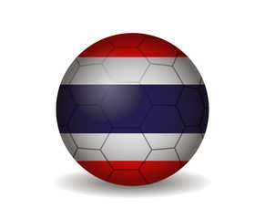 Fototapeta premium thailand soccer ball