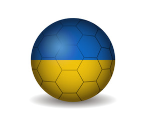 Obraz premium ukraine soccer ball