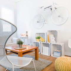 Little student's studio with modern design