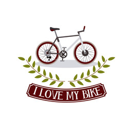 bicycle frame isolated icon design, vector illustration  graphic 