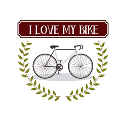 bicycle frame isolated icon design, vector illustration  graphic 