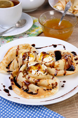 Pancake with cottage cheese