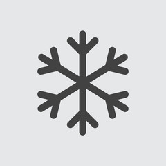 Snowy weather icon illustration isolated vector sign symbol