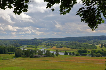 Lithuanian landscape,Kernave