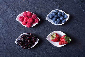 berries : raspberries , blueberries , blackberries , strawberrie