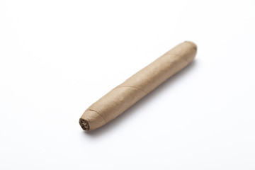 cigars on white background
