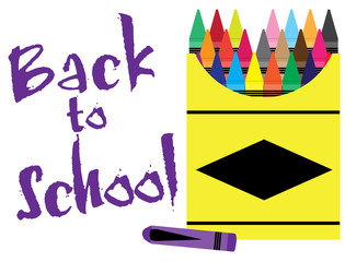 Back to School purple