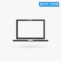 Laptop Icon, vector icon eps10.