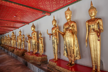 magnificent ‎Buddha statue at Wat Pho (Temple), Bangkok, Thailand
