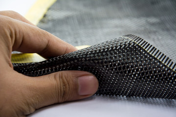 Carbon fiber composite material background