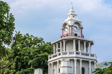 Nice view of ‎Thai stye clock tower at Bangok Thailand