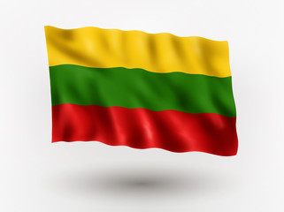 Flag of Lithuania.