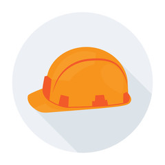 May Day Safety helmet flat icon