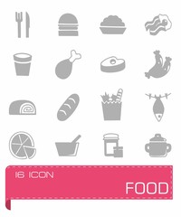 Vector Food icon set
