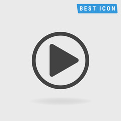 Play Icon, vector icon eps10.