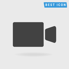 video camera icon, vector icon eps10.