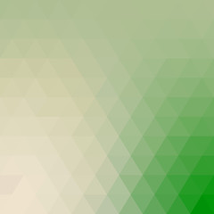 Abstract Green Triangle Background, Vector Illustration