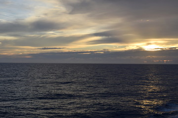 Fototapeta premium Sunset Over the Atlantic