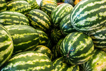 Watermelon at the supermarket