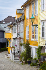 Fototapeta na wymiar streets of Bergen