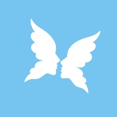 крылья и лицо