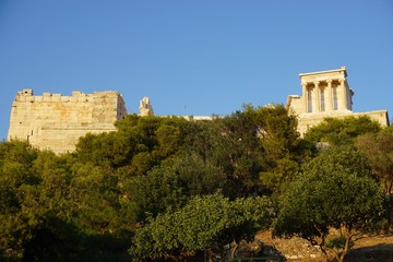Fototapeta premium The Ancient Acropolis in Athens, Greece