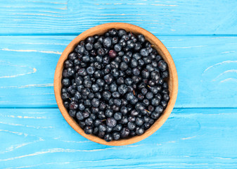 Blueberries in bowl