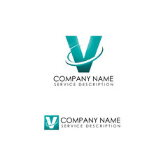 Logo compañia V / Plantilla empresarial