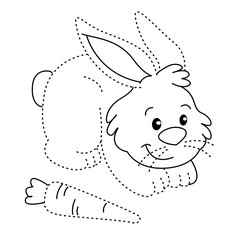 educational exercise and coloring book for children