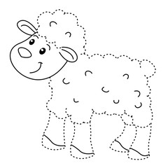 educational exercise and coloring book for children