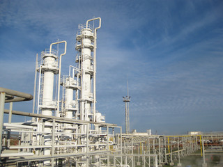 The oil refinery