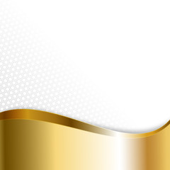 Gold auf Waben-Hintergrund 