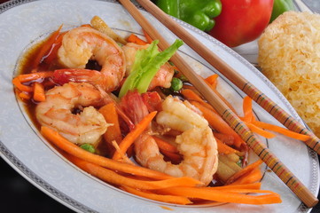 SWEET AND SOUR SHRIMP