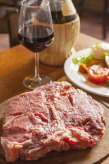 Toscana,Firenze,una bistecca.