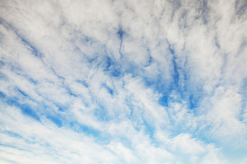 photographed the sky with clouds