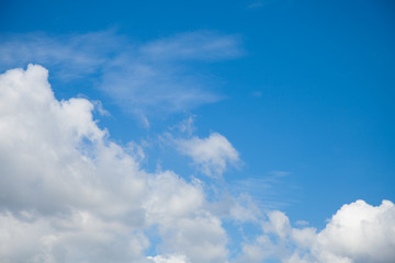 Naklejka na ściany i meble blue sky with cloud, concept of hope, new start, Fresh