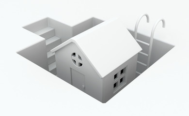 Fototapeta premium White House Pit