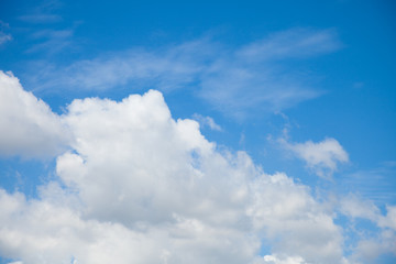 Fototapeta na wymiar blue sky with cloud, concept of hope, new start, Fresh