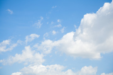 Obraz na płótnie Canvas blue sky with cloud, concept of hope, new start, Fresh