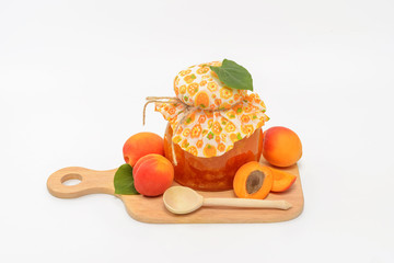 Sweet apricot jam
