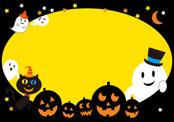 ハロウィン素材　フレーム