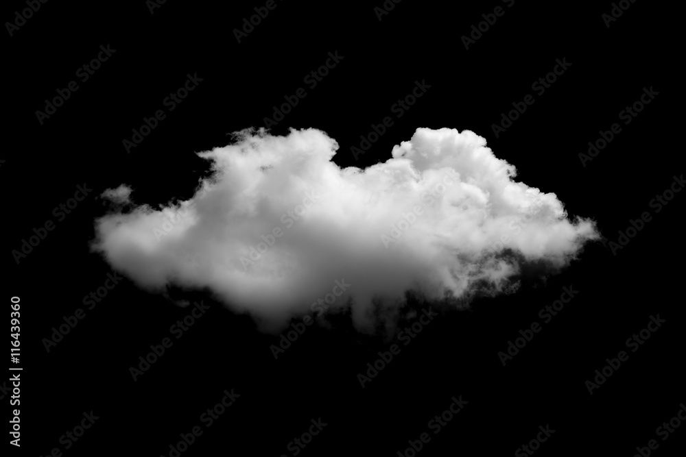 Canvas Prints clouds on black background